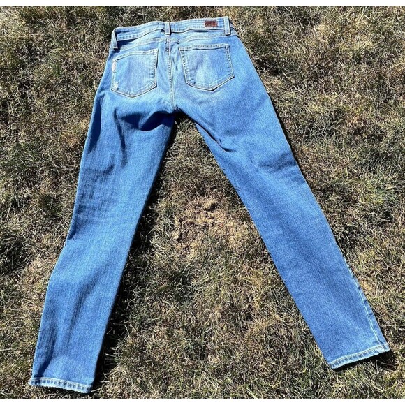 Paige womens Verdugo Ankle Skinny mid rise Blue Denim Jeans Size 27 - Picture 4 of 13